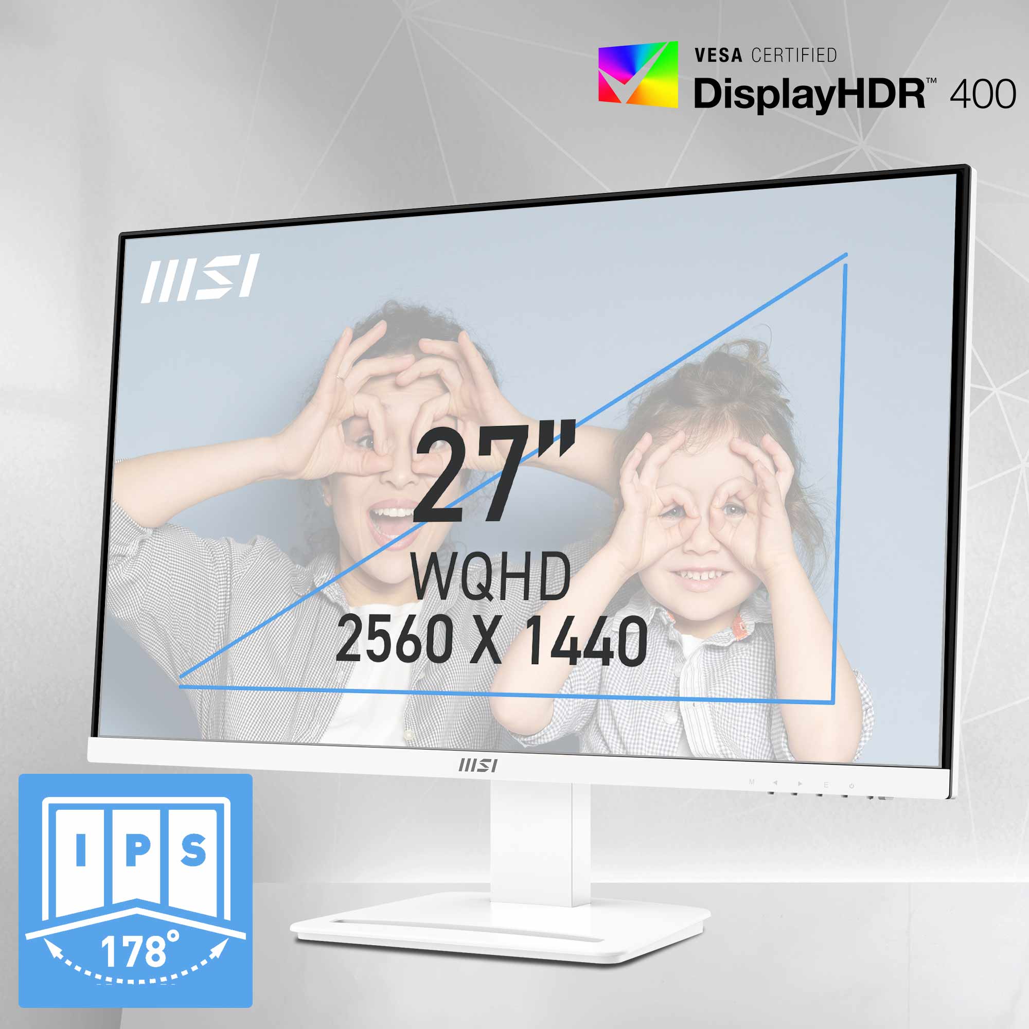 MSI PRO MP273QW E2 27-inch IPS 2560 x 1440 (QHD) Computer
